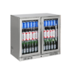Proglacial 2 Door under counter Bottle Cooler with Hinged doors - Black LG-208HEB